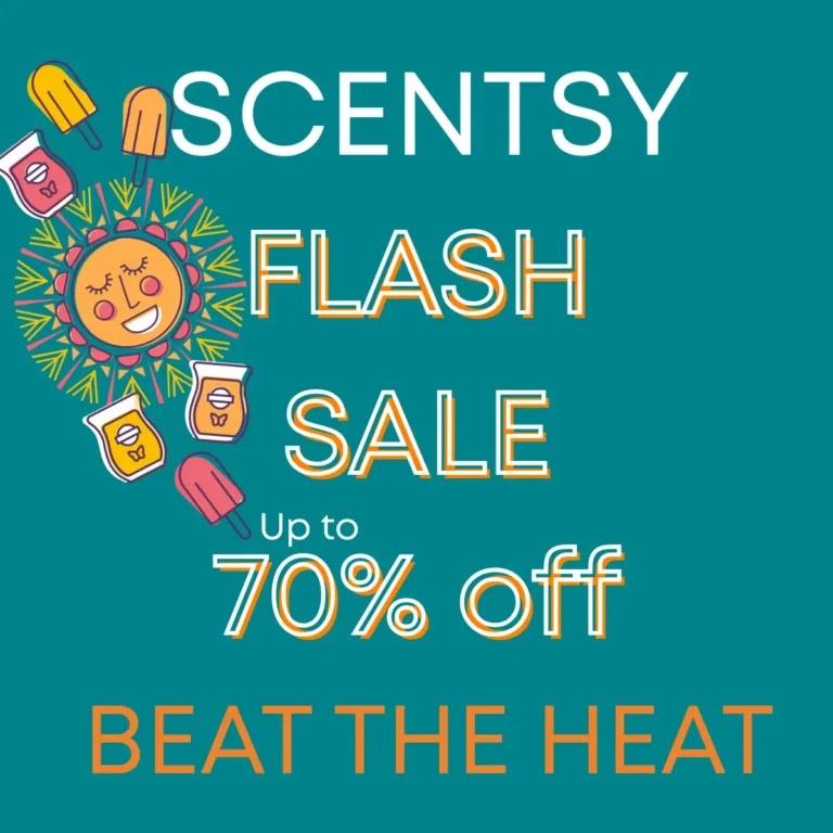 Scentsy Beat the Heat Flash Sale July 2025 | Shop 7/17