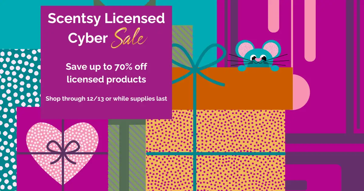 Scentsy Licensed Cyber Flash Sale