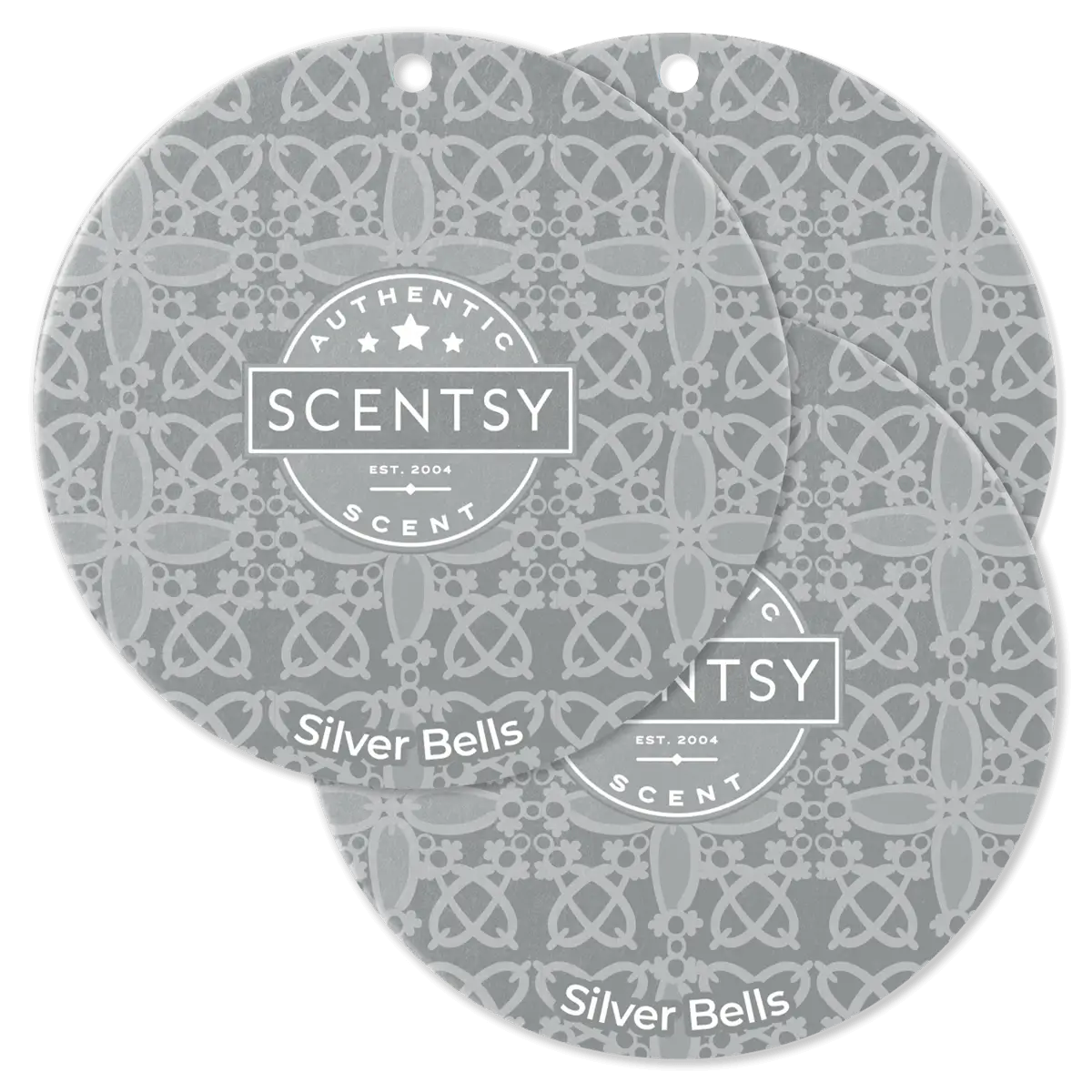 Silver Bells Scentsy Scent Circle 3 Pack Bundle