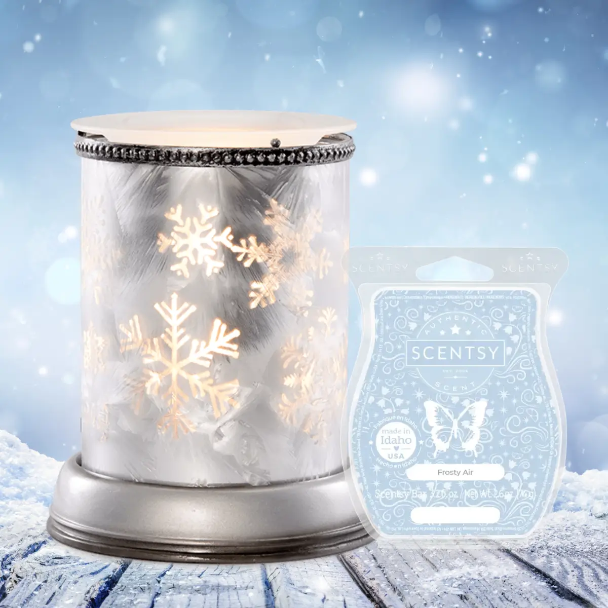 Silver Frost Scentsy Warmer Bundle
