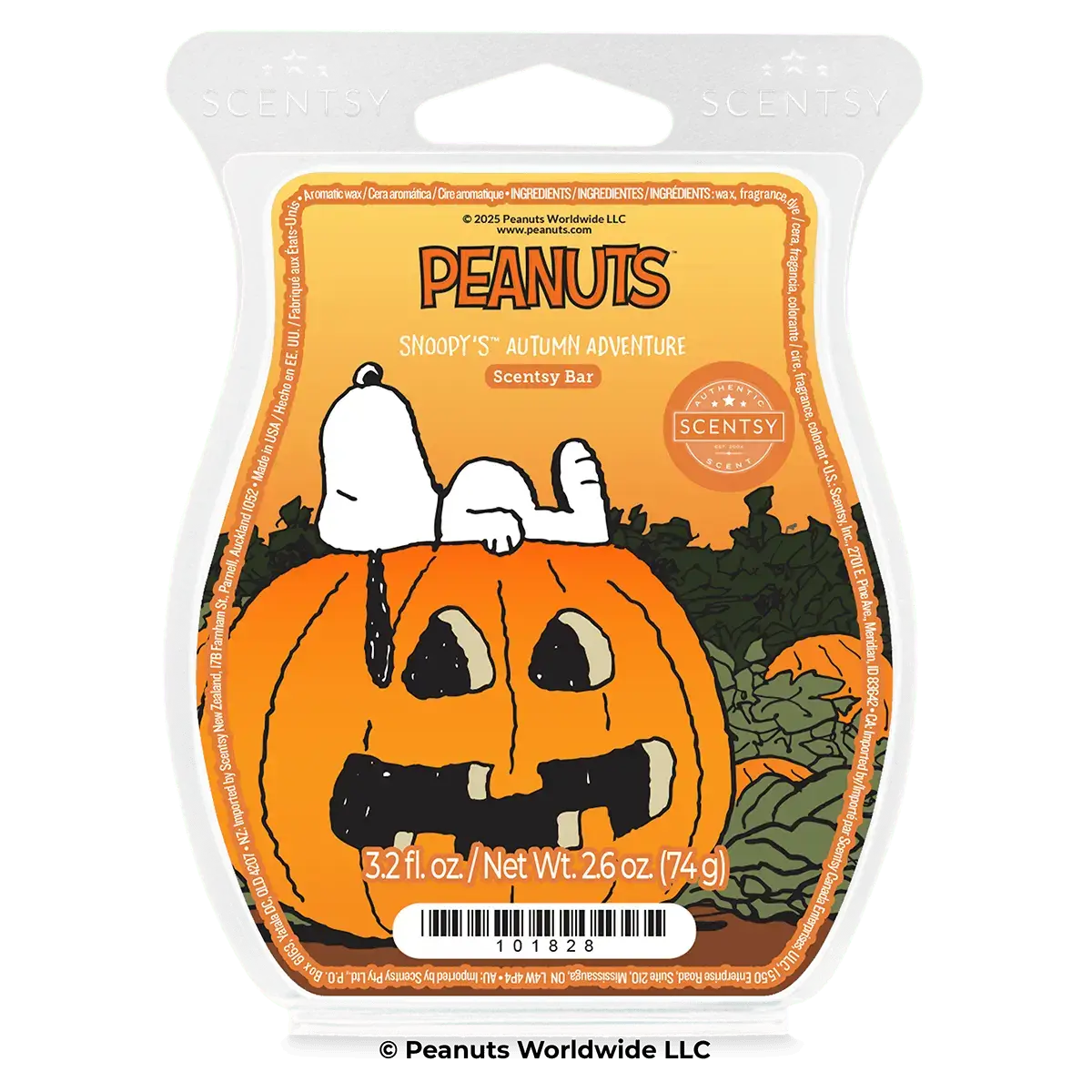 Snoopy’s Autumn Adventure Scentsy Wax Bar | Peanuts™