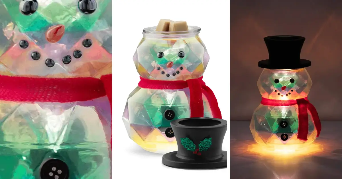 Snow Stopper Prismatic Snowman Scentsy Warmer November 2025