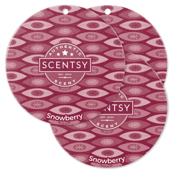 Snowberry Scentsy Scent Circle 3 Pack Bundle