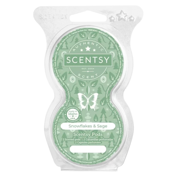 Snowflakes & Sage Scentsy Pods