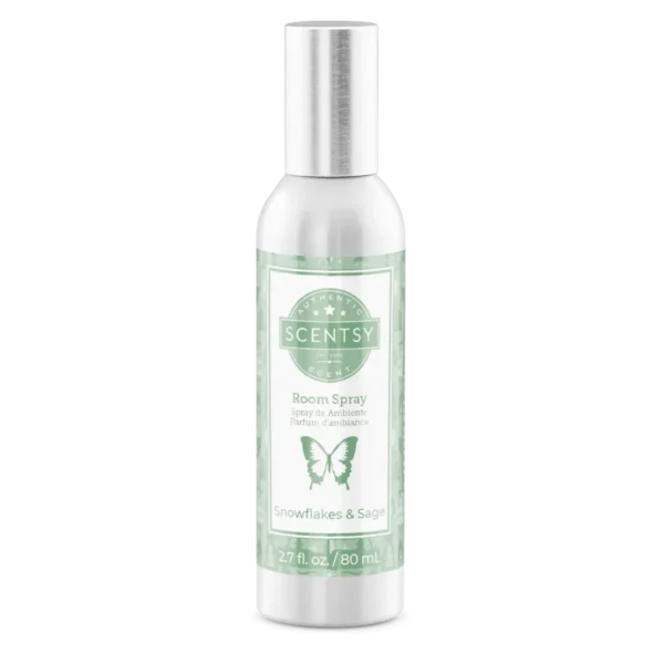 Snowflakes & Sage Scentsy Room Spray