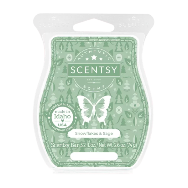 Snowflakes & Sage Scentsy Bar
