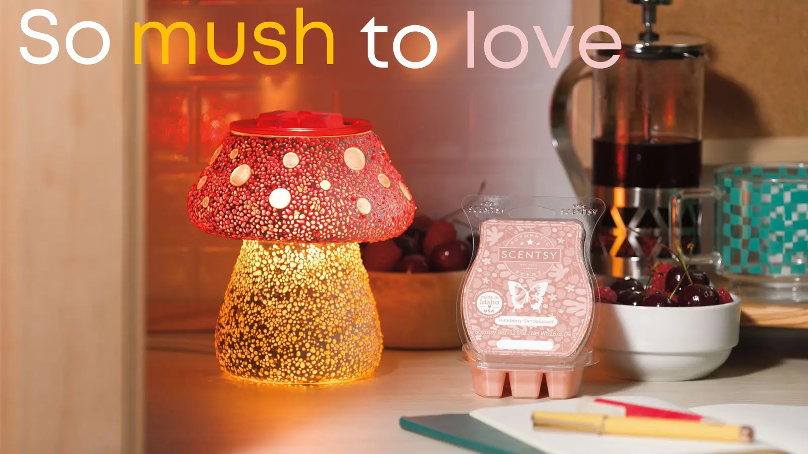 So Mush to Love | Cute as a Button Scentsy Warmer | Shop Now