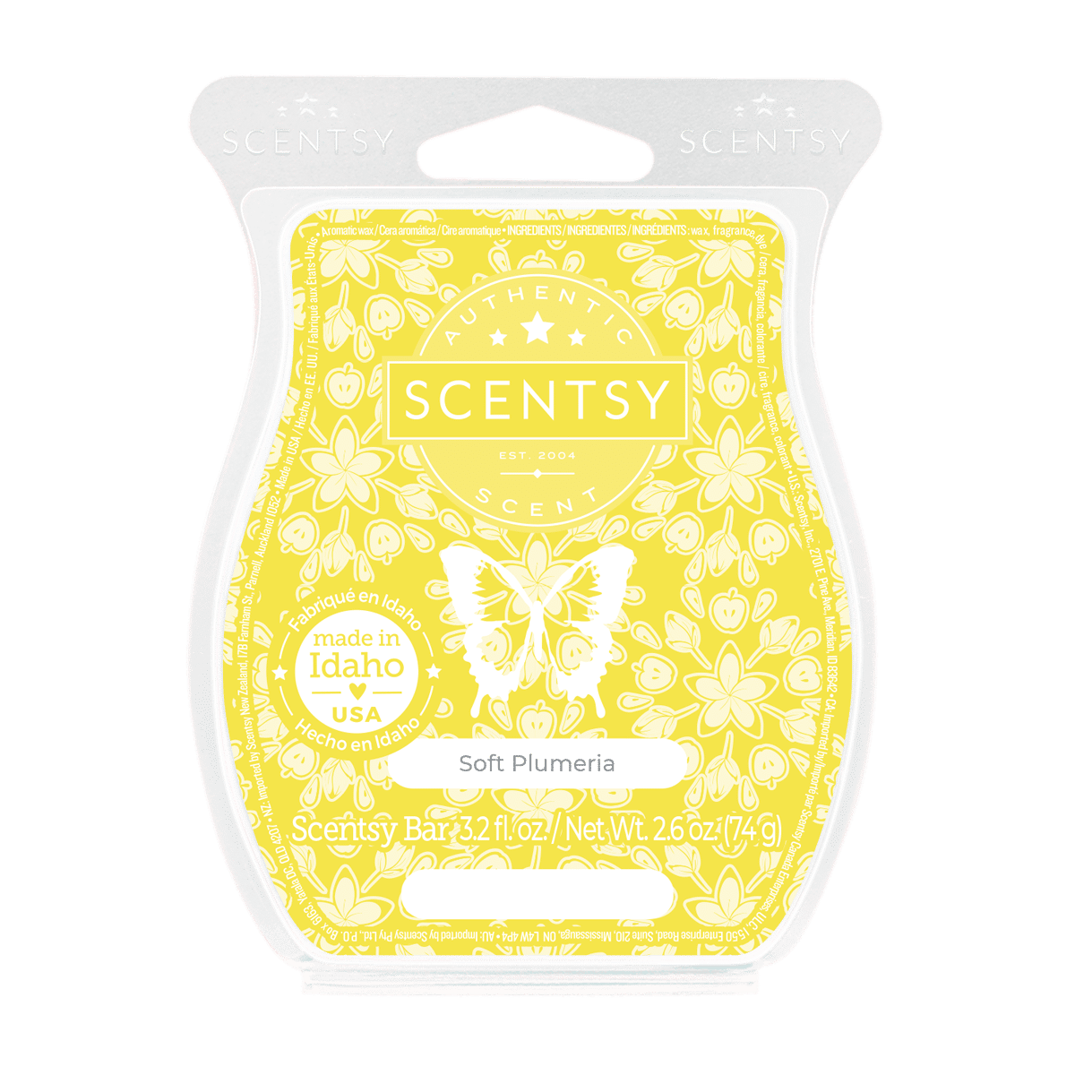 Soft Plumeria Scentsy Bar