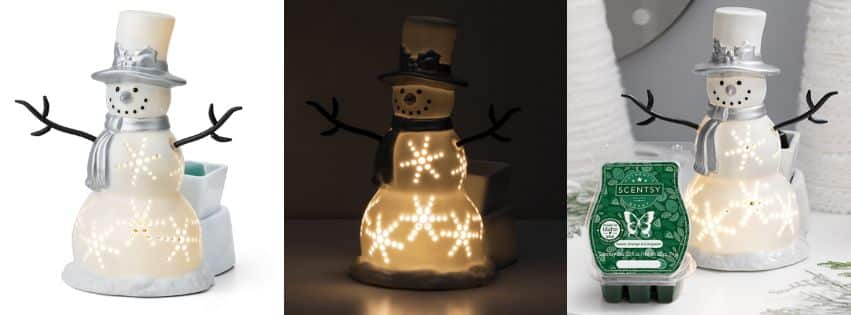 Sparkling Snowman Scentsy Warmer