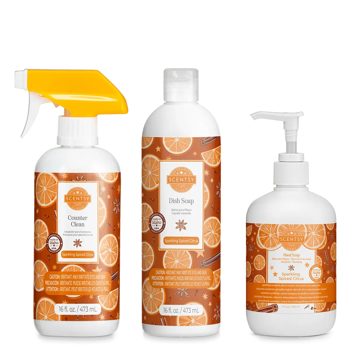Sparkling Spiced Citrus Scentsy Clean Bundle