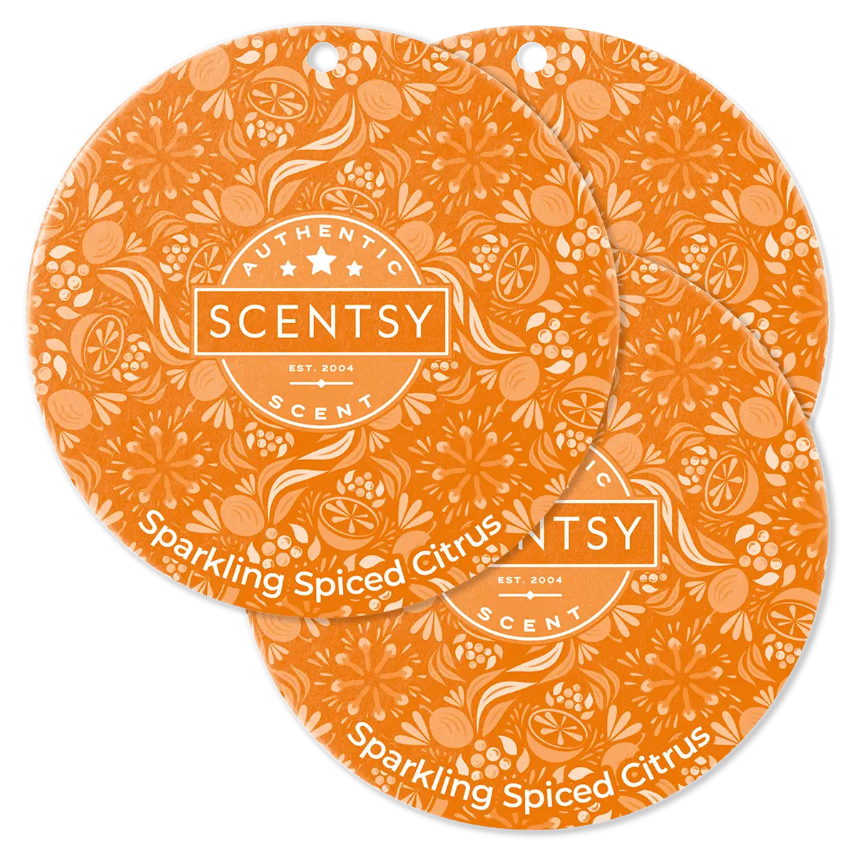 Sparkling Spiced Citrus Scentsy Scent Circle 3 Pack