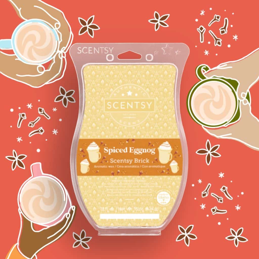 Spiced Eggnog Scentsy Brick Holiday 2021