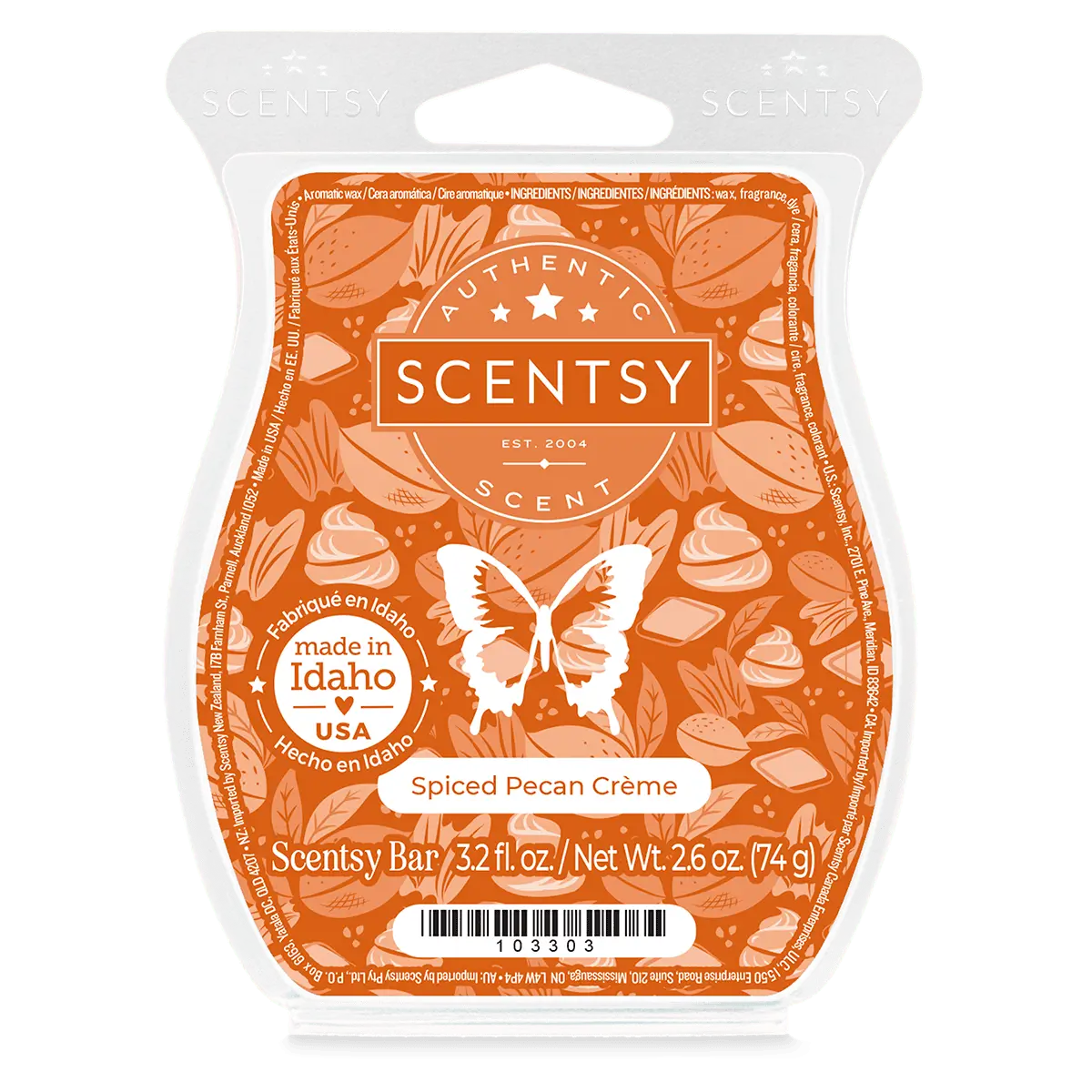 Spiced Pecan Creme Scentsy Wax Bar