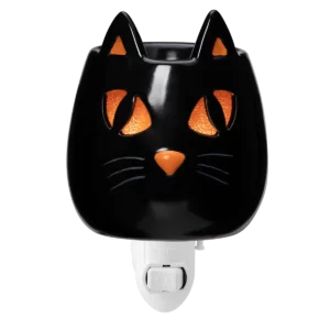 Spooky Stare Black Cat Mini Scentsy Warmer