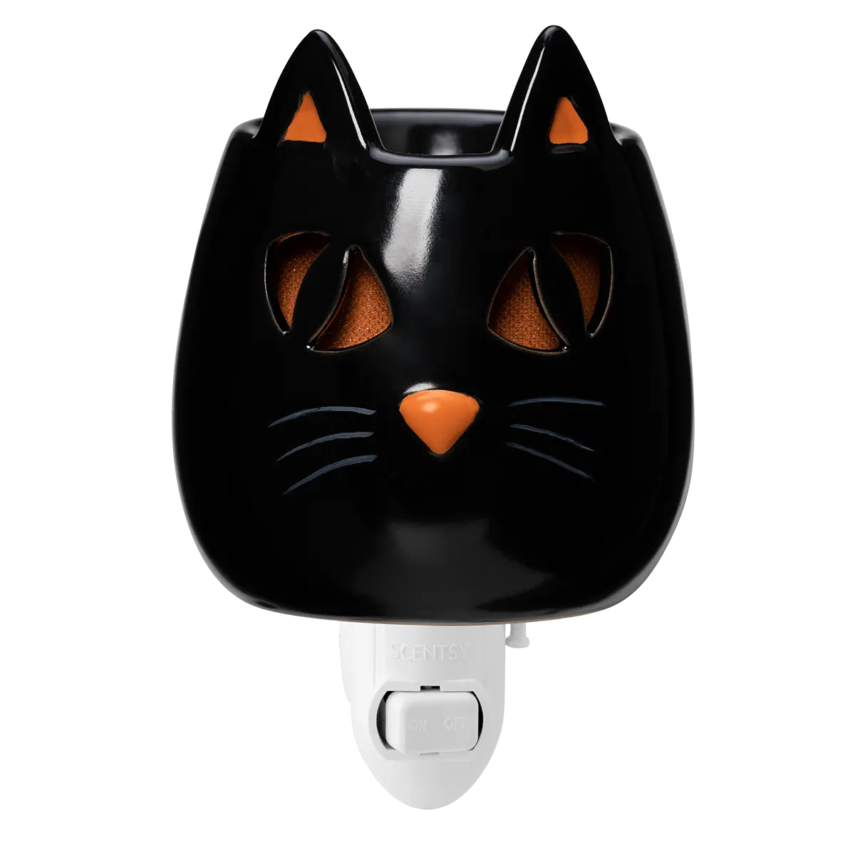 Spooky Stare Black Cat Mini Scentsy Warmer