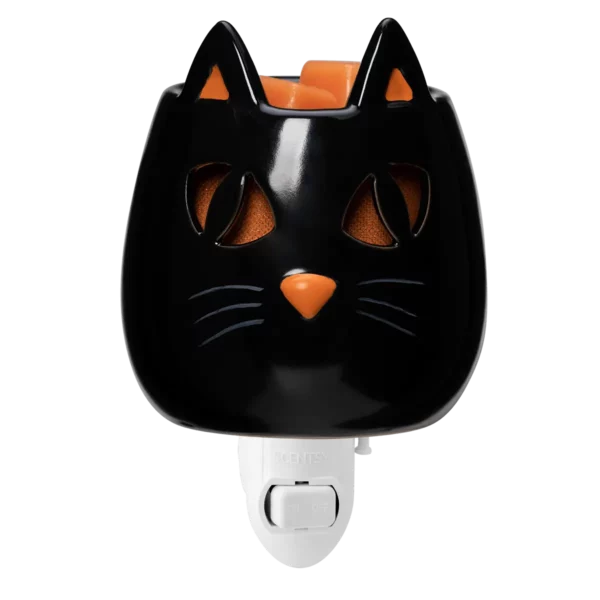 Spooky Stare Black Cat Mini Scentsy Warmer