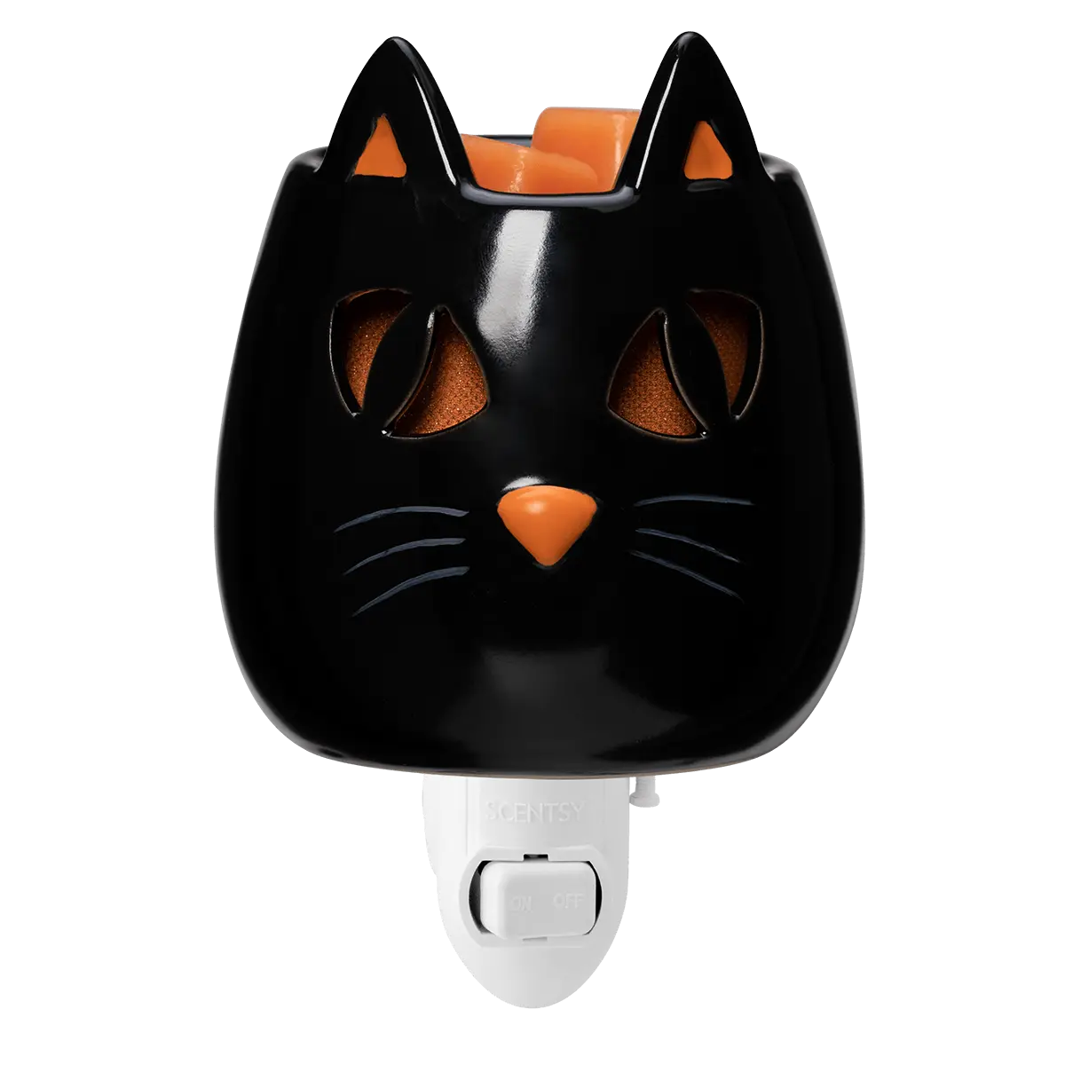 Spooky Stare Black Cat Mini Scentsy Warmer