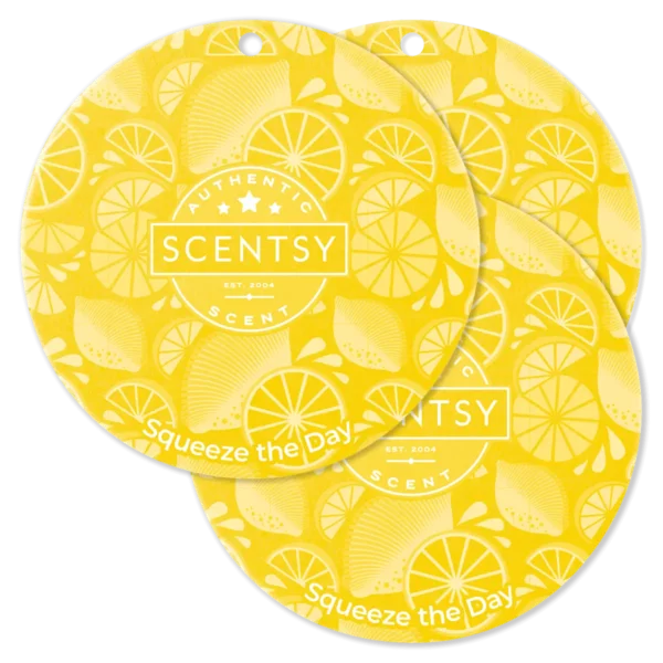 Squeeze the Day Scentsy Scent Circle 3 Pack Bundle
