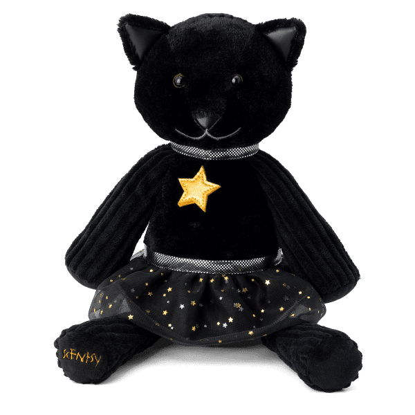 Star the Black Cat Scentsy Buddy Front