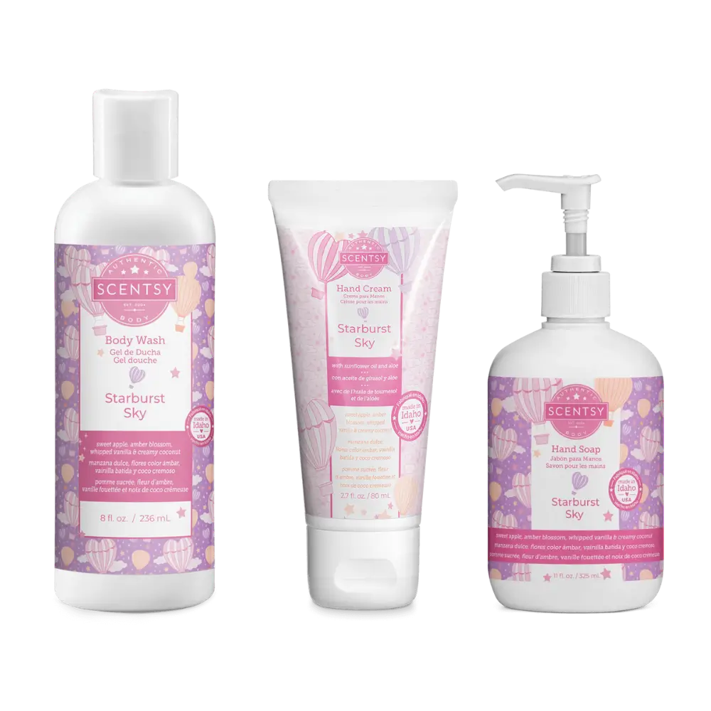Starburst Sky Scentsy Body Bundle