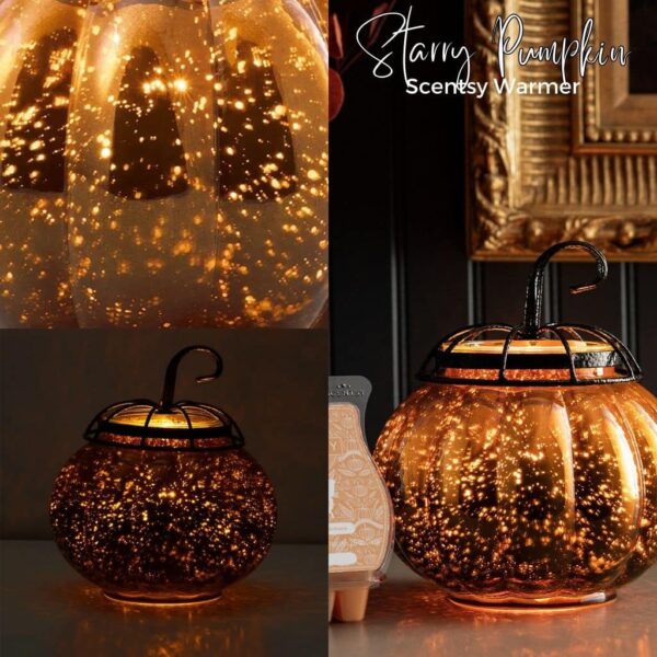 Starry Pumpkin Scentsy Warmer | October 2023