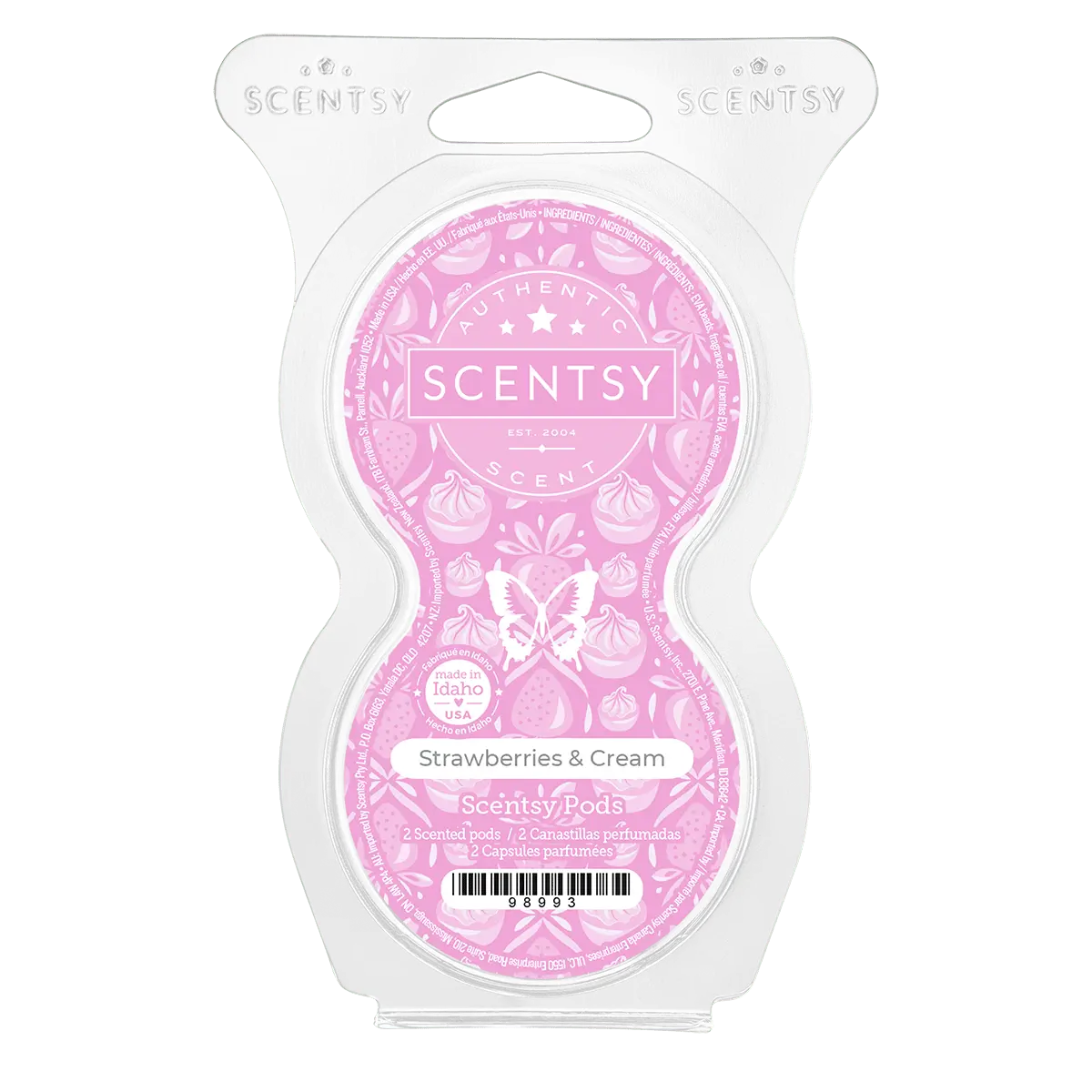 Strawberries & Cream Scentsy Pods | March 2025