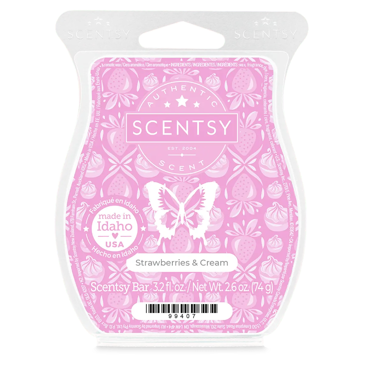 Strawberries & Cream Scentsy Bar | March 2025