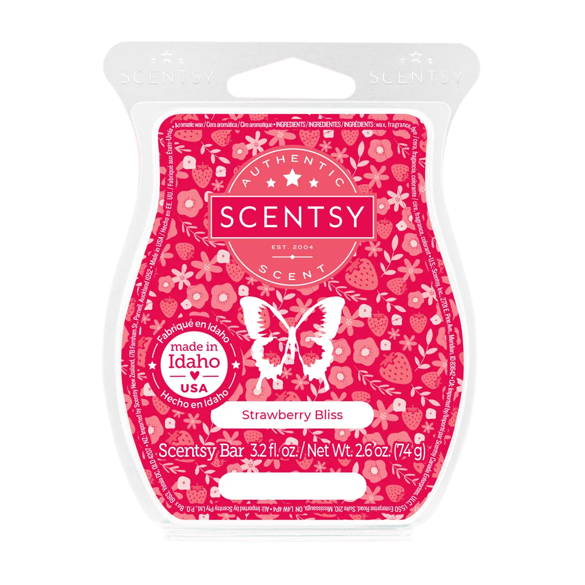 Strawberry Bliss Scentsy Bar Easter 2024 Incandescent.Scentsy.us