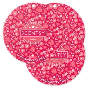 Strawberry Bliss Scentsy Scent Circle 3 Pack