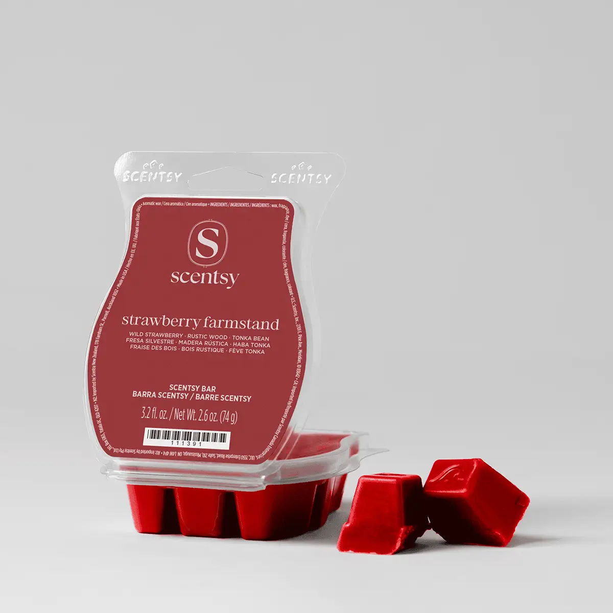 Strawberry Farmstand Scentsy Wax Bar - May 2026