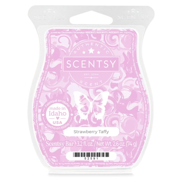 Strawberry Taffy Scentsy Bar