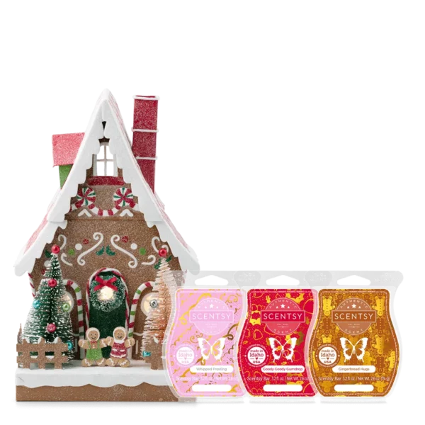 Sugar Chalet Gingerbread House Scentsy Warmer Bundle | Holiday 2024