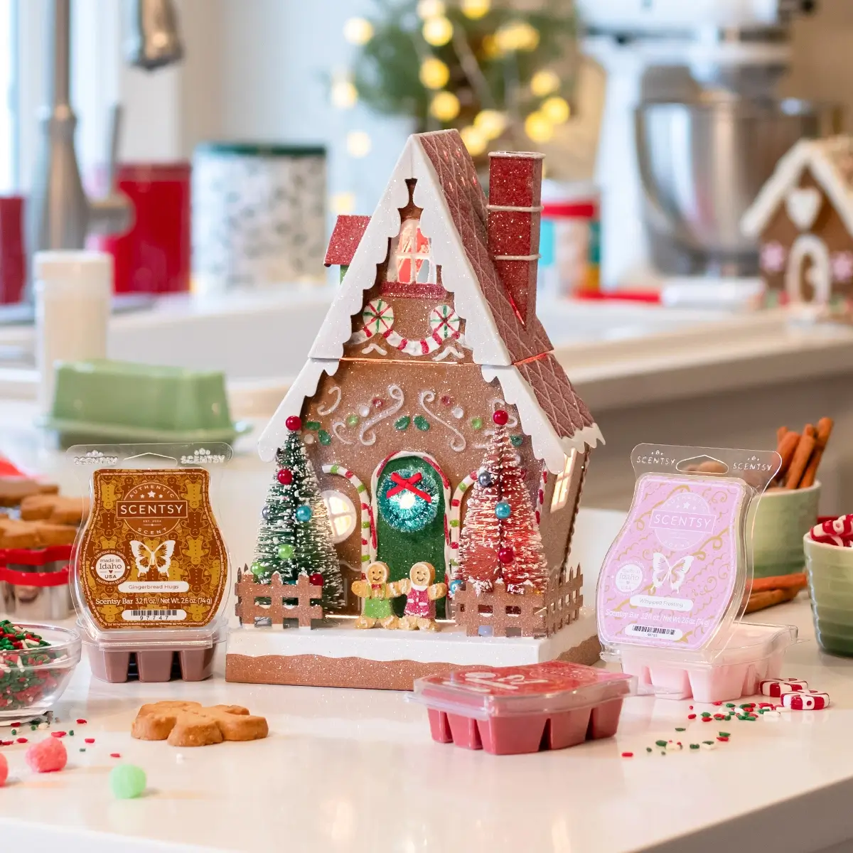 Sugar Chalet Gingerbread House Scentsy Warmer Bundle