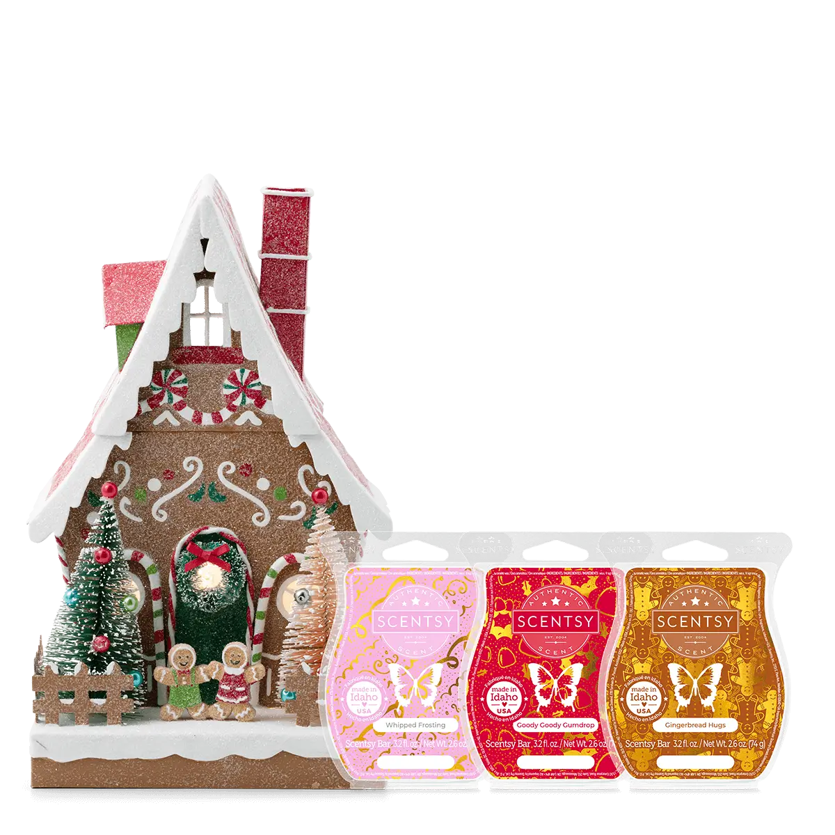 Sugar Chalet Gingerbread House Scentsy Warmer Bundle