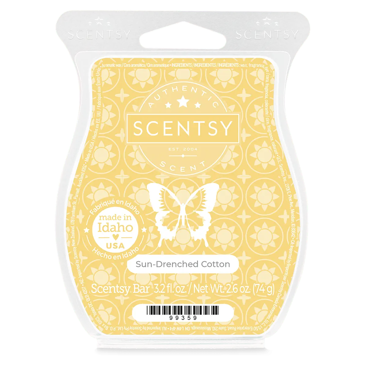 Sun-Drenched Cotton Scentsy Bar