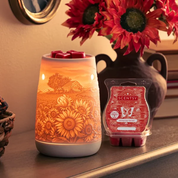 Sunflower Fields Scentsy Warmer | August 2024 Warmer of the Month