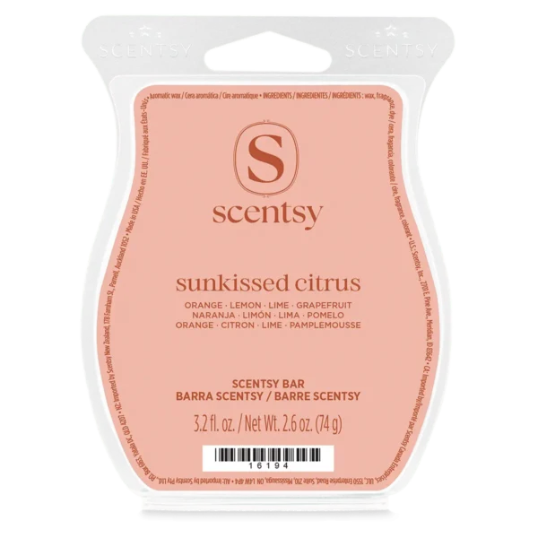 Sunkissed Citrus Scentsy Wax Bar