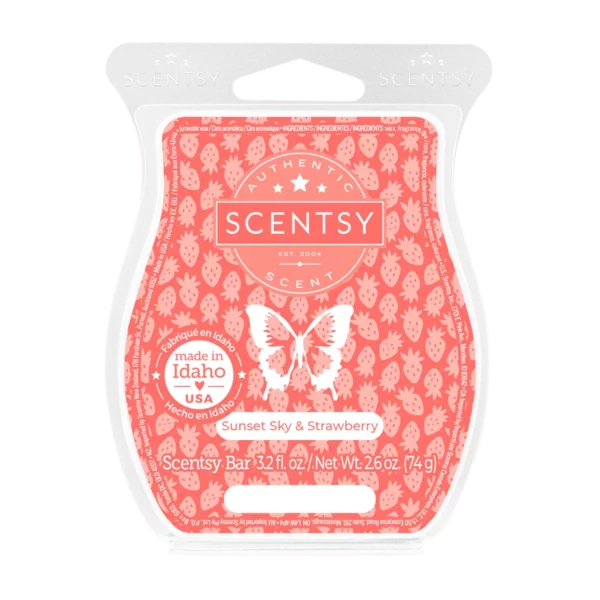 Sunset Sky & Strawberry Scentsy Bar