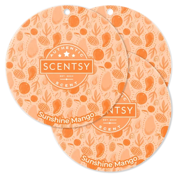 Sunshine Mango Scentsy Scent Circle 3 Pack