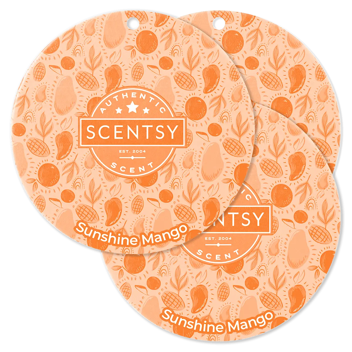 Sunshine Mango Scentsy Scent Circle 3 Pack