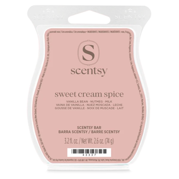 Sweet Cream Spice Scentsy Bar- 2 Sweet Cream Spice Scentsy Bar - September 2026 BBMB