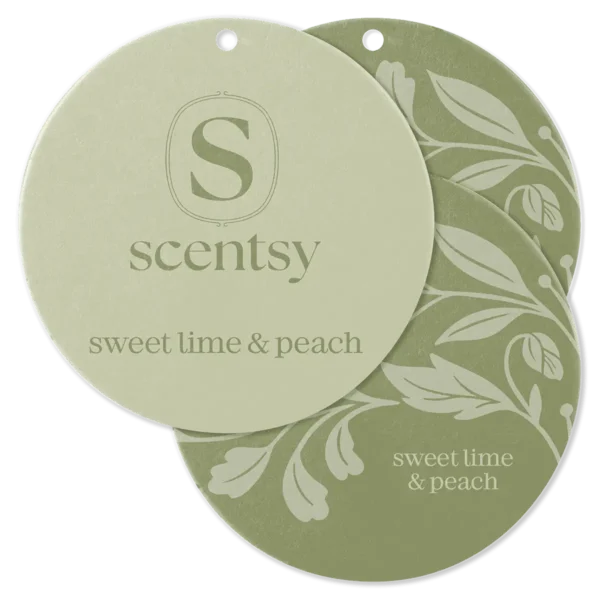 Sweet Lime & Peach Scentsy Scent Circle 3 Pack