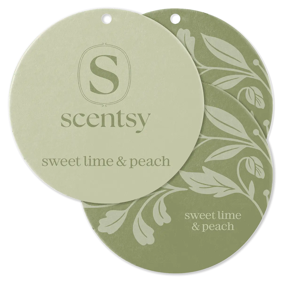 Sweet Lime & Peach Scentsy Scent Circle 3 Pack