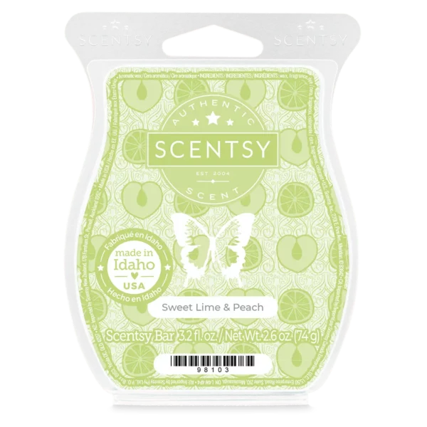 Sweet Lime & Peach Scentsy Bar