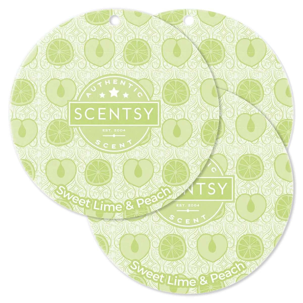 Sweet Lime & Peach Scentsy Scent Circle 3 Pack