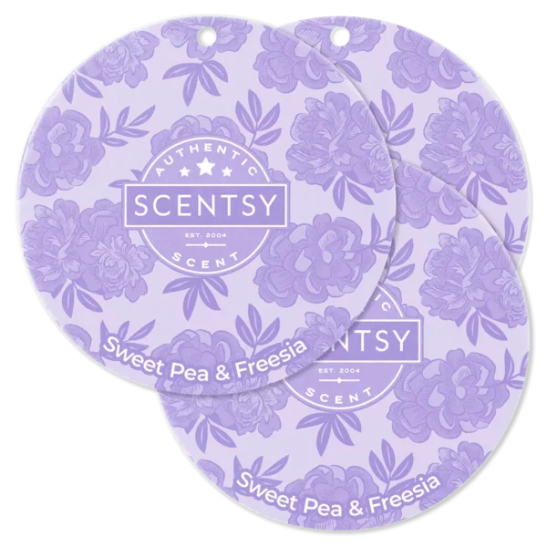 Sweet Pea & Freesia Scentsy Scent Circle 3 Pack
