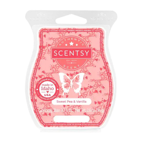 Sweet Pea Vanilla Scentsy Bar
