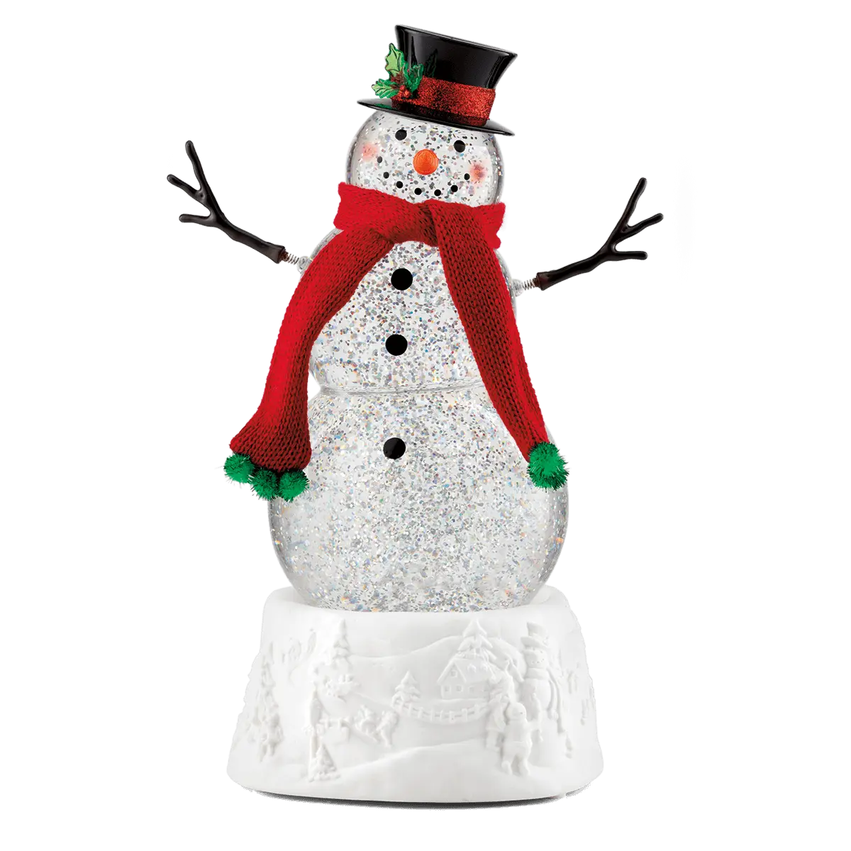 Swirling Snowman Scentsy Warmer | Limited Edition 2023 Holiday