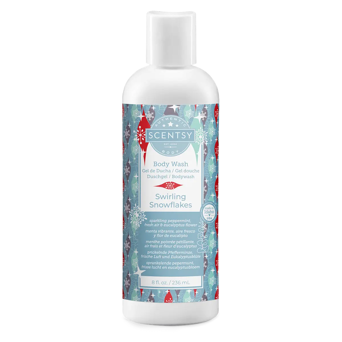 Swirling Snowflakes Scentsy Bath Soak & Body Care Bundle