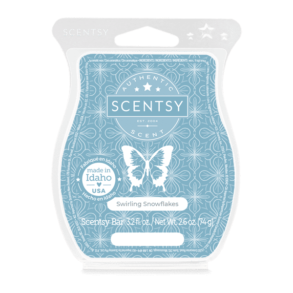 Swirling Snowflakes scentsy bar